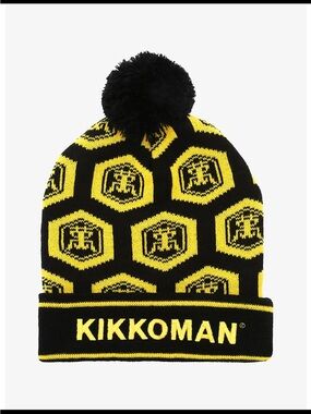 Kikkoman Soy Sauce Pom Beanie